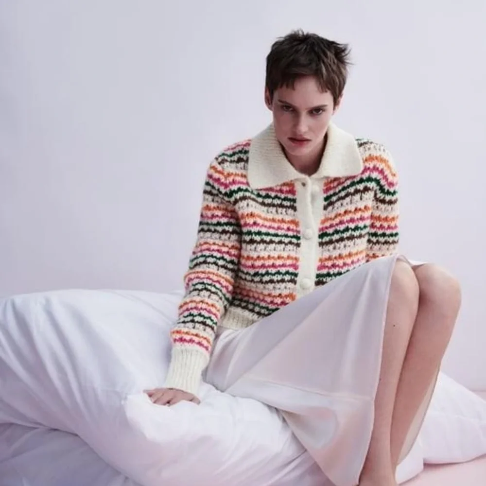 Zara strip knit cardigan - Picture 6 of 14